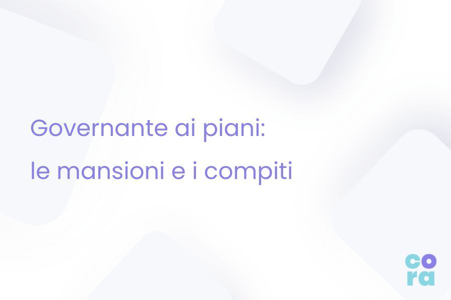 governante ai piani mansioni compiti