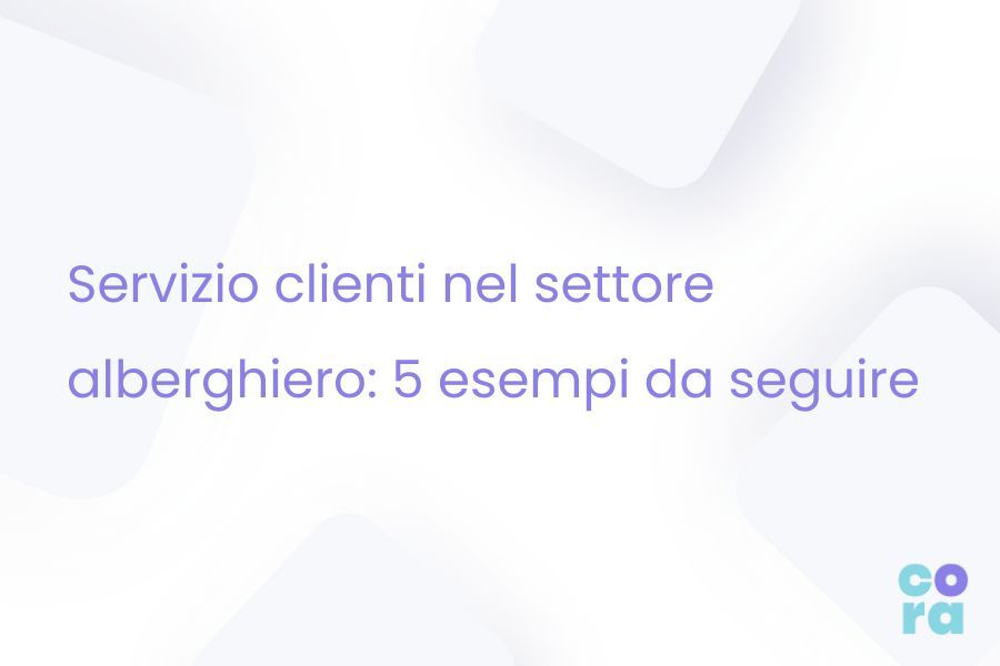 servizio clienti settore alberghiero