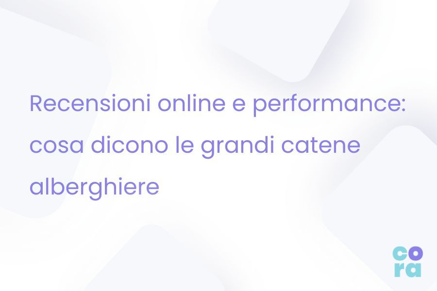 recensioni online e performance